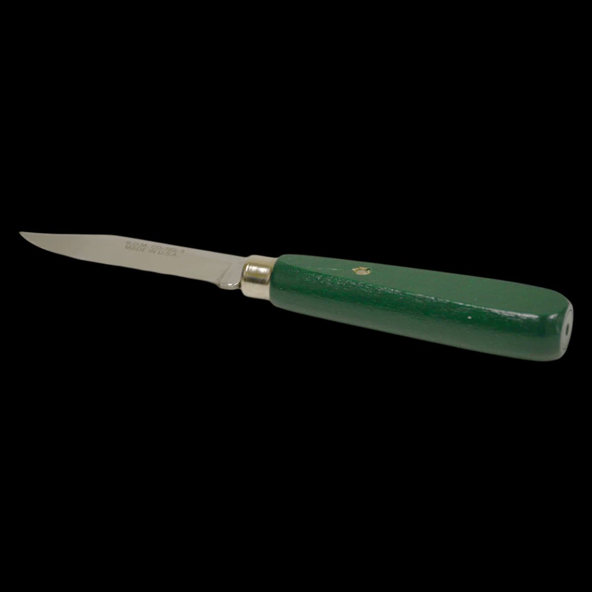 Buffalo Dental #3 Plaster Knife, Green Line Enameled Wood Handle, 2-3/8" Carbon Steel Blade, 1 Each, 55500 - #3 for Plaster Green Line 2 3/8" Blade 55500 - Image 1