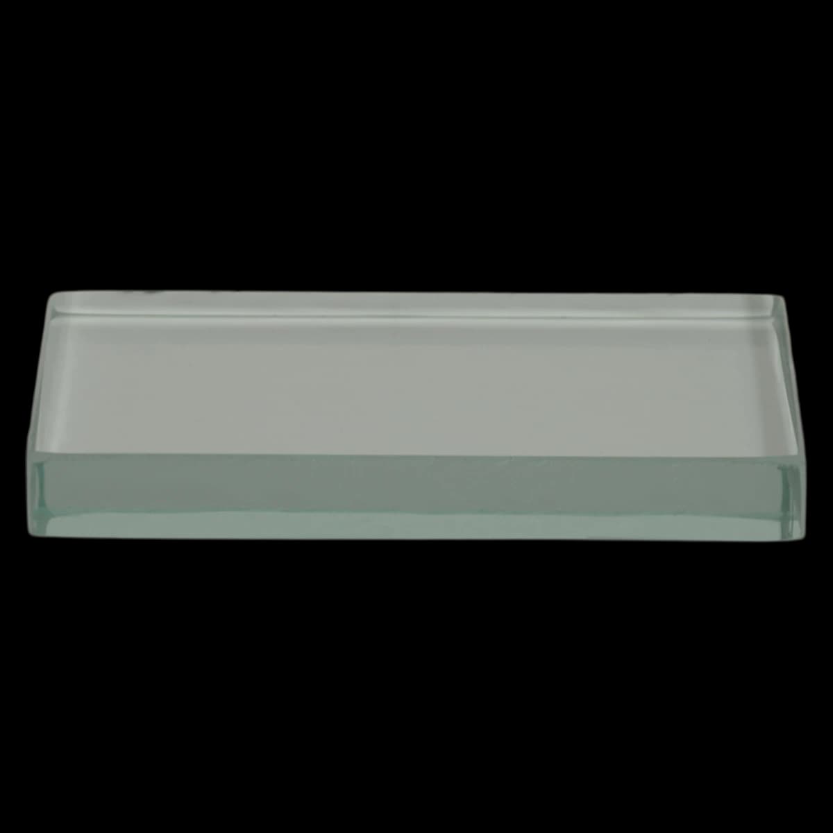 Buffalo Dental No. 10A Glass Mixing Slab, 3" x 6" x 3/4", Polished Glass with Beveled Edges, 1 Each (78580) - No. 10A Glass Slab (3" X 6" X 3/4") - Image 1
