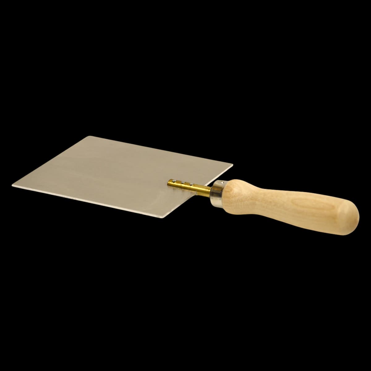 Buffalo Dental Hot Plate UNC Special, 3" x 4" Aluminum with Wooden Handle, 51960 - Hot Plate UNC Special 3" x 4" Aluminum w/Wooden Handle - Image 1
