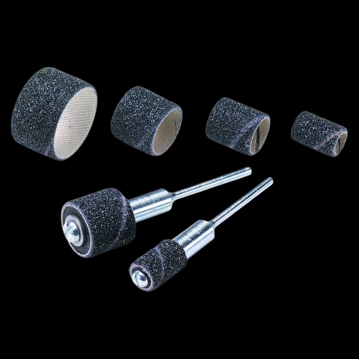 Buffalo Dental Arbor Bands, 1/4" Medium (80 Grit), Silicone Carbide, 100/Pkg - 1/4", Medium Arbor Bands (100) - Image 1