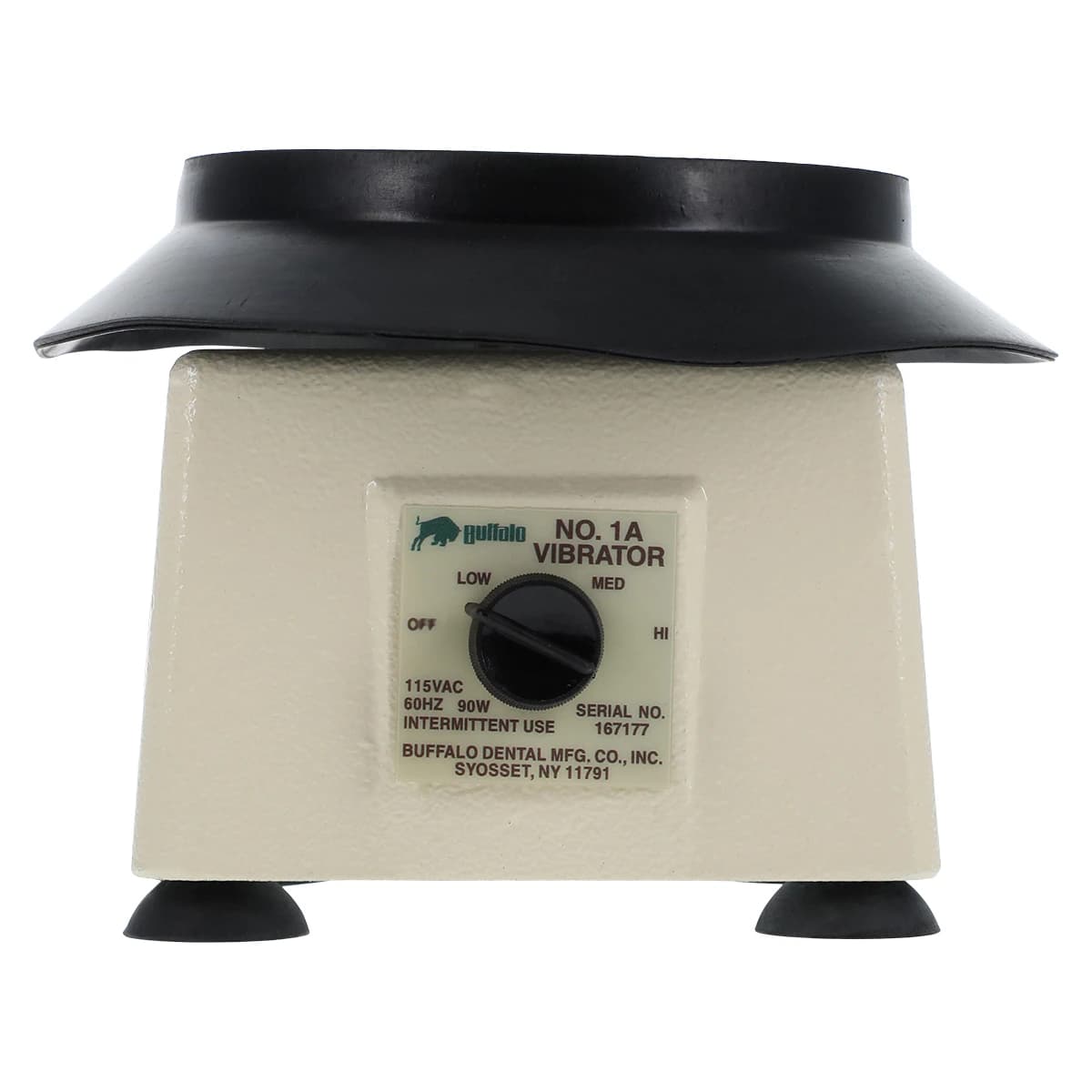 Buffalo Dental PowerRite Vibrator, Style #1A, 3-Speed, 110-120V, 4" Rubber Platform, 84350 thumbnail 3