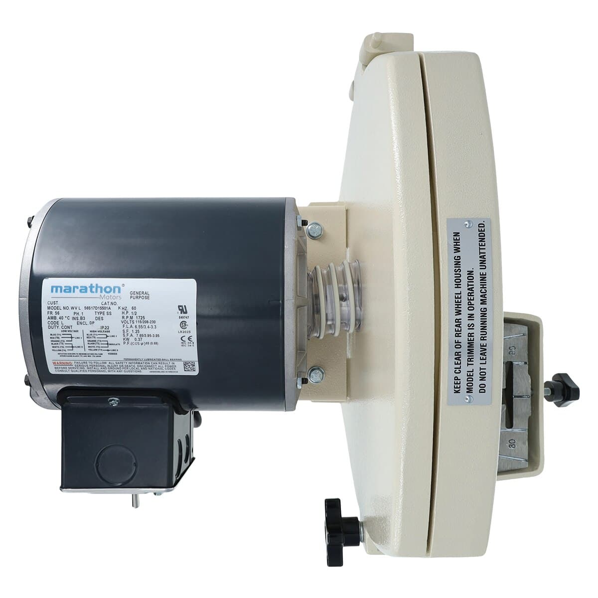 Buffalo Dental 61820 Wet Model Trimmer, 12" Diameter, 1/2 HP, 120VAC 60Hz thumbnail 7