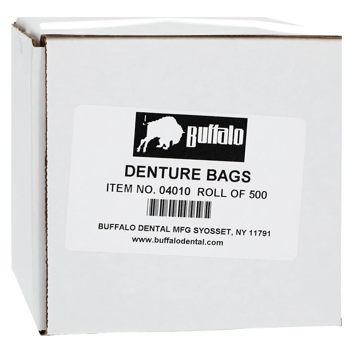 Buffalo Dental Denture Bags, 5 in x 6 in, Extra Strong 0.002 in, Heat-Sealable, Roll of 500, 4010 thumbnail 2