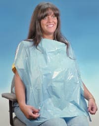 Buffalo Dental Patient Protection Aprons, Blue, Disposable, 26" x 30", 100/Roll, 02300 thumbnail 2