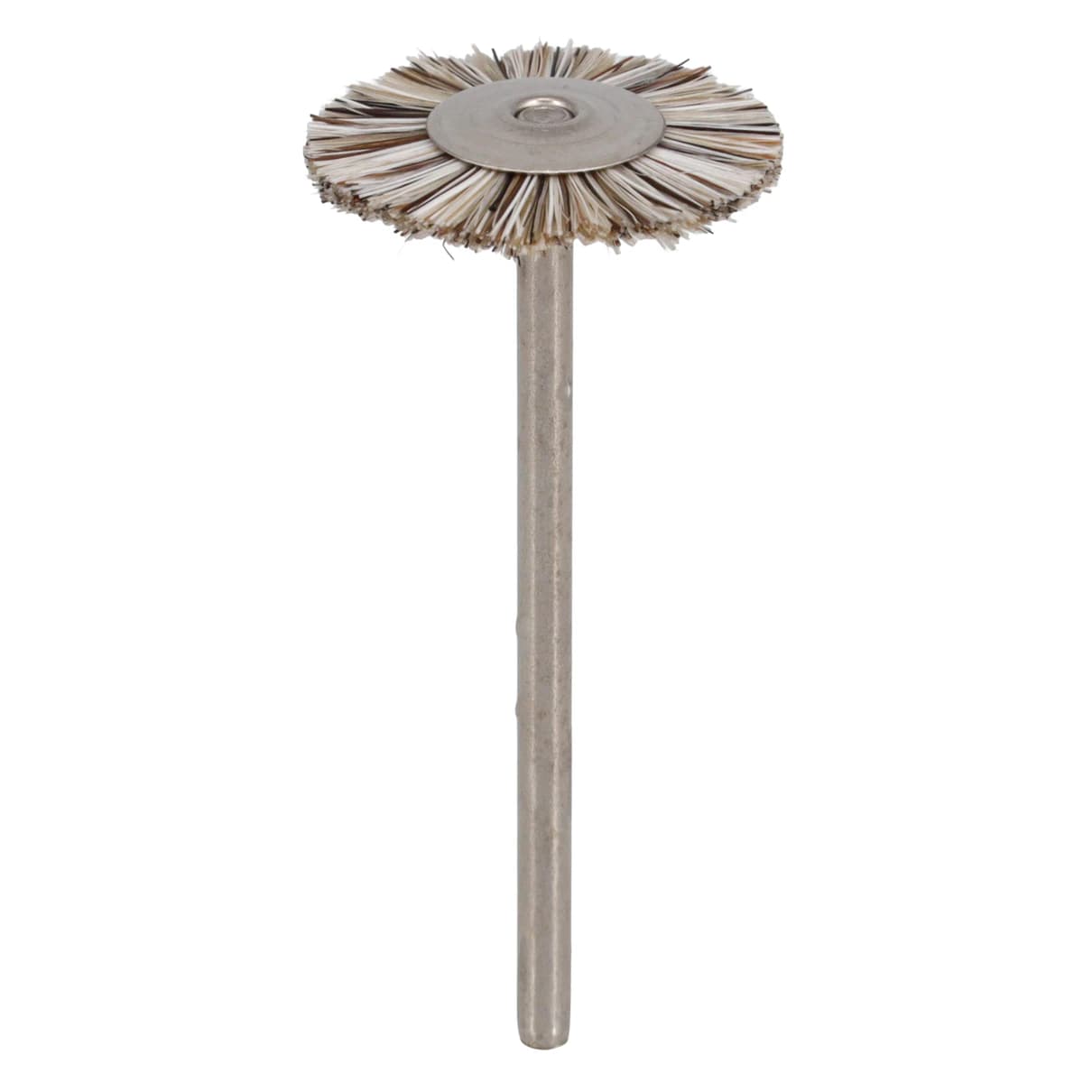 Buffalo Dental Abbott-Robinson Bristle Brush #12 Standard Stiff, HP Shank, Silver Gray, 144/Pkg, 06164 - #12 Standard Stiff Abbott-Robinson Bristle Brushes HP Bulk Pack of 144 - Image 1