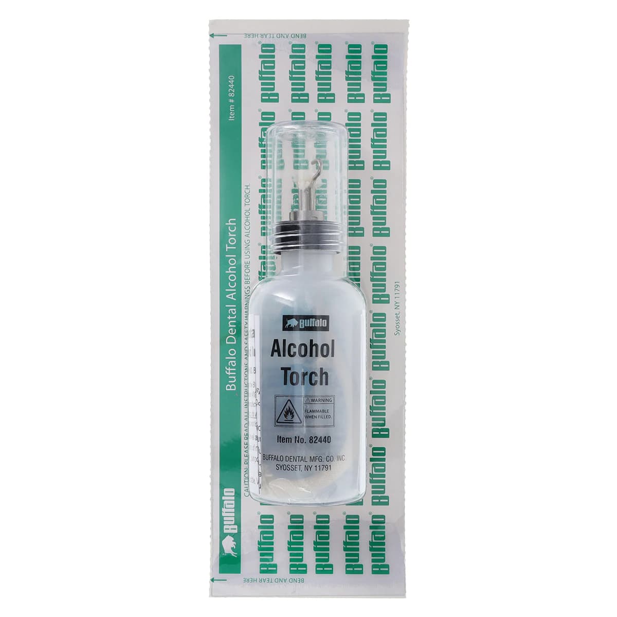 Buffalo Dental Alcohol Torch with Needle Point Flame Wick, 1/Pk, 82440 - Alcohol Torch, with Needle Point Flame Wick, 1/Pk, 82440 - Image 1