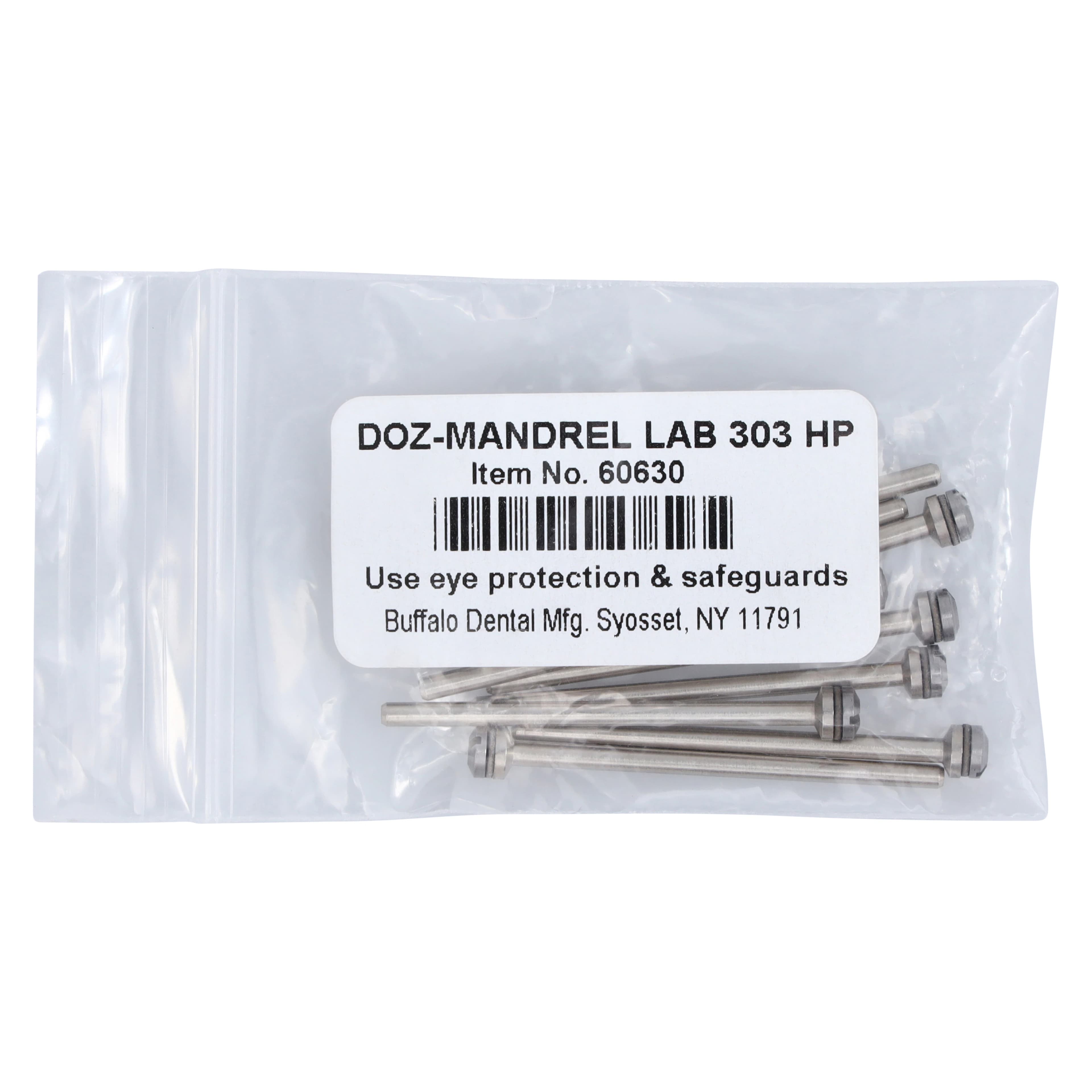 Buffalo Dental #303 HP Mandrel, 3/32" Diameter, Pack of 12 thumbnail 3
