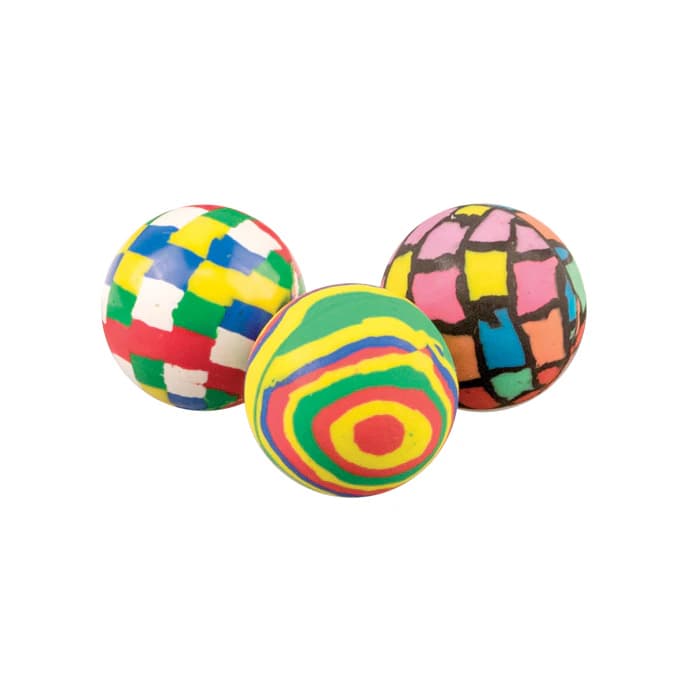 Sherman Specialty Funky Superballs, 32mm, Assorted Colors and Patterns, Pack of 36 - 32Mm Funky Superballs (36) - Image 1