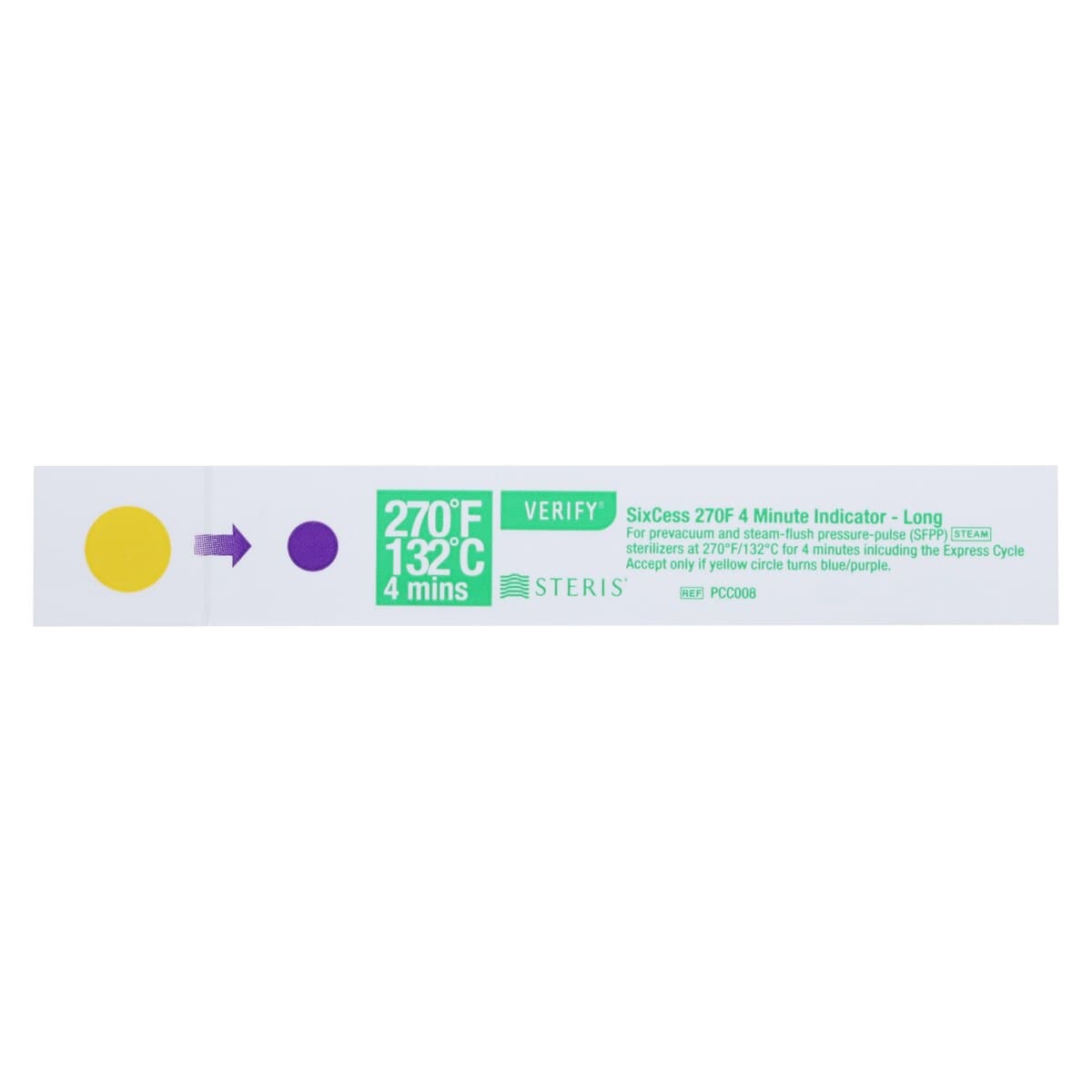 Steris Verify SixCess Emulator Steam Integrator Indicator, Long, 100/Box thumbnail 3