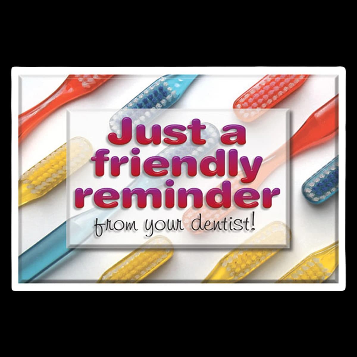 From Your Dentist 4-Up Recall Cards, 200/Pkg, RC5559 - From Your Dentist - 4Up (200) - Image 1