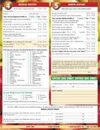 Adult Welcome Form 2-Sided, English, 8.5 in x 11 in, 100/Pk - Adult Welcome Form 2-Sided - Image 1