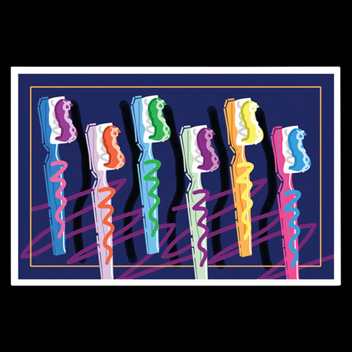 Sherman Specialty Toothbrush 4-Up Recall Cards, 200/Box, RC1437 - Toothbrushes - 4Up (200) - Image 1
