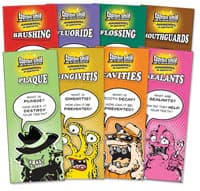 Captain Smile Brochure, Assorted 4-Panel, English, 3.5 in x 8.5 in, 200/Pk - Brochure Captain Smile Assortd - Image 1