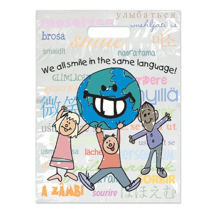 We All Smile Patient Bags, 9" x 13", 250/Pack, 99F3 - We All Smile Bags Pack of 250 - Image 1