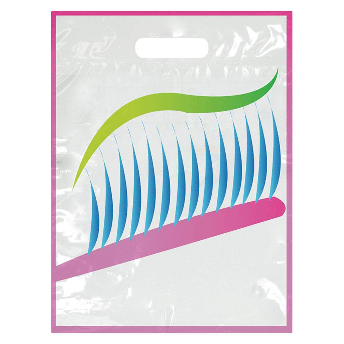 Neon Toothbrush Bags, Full Color, 9" x 13", 250/Pkg, 99F6 - Neon Toothbrush Bags Pack of 250 - Image 1