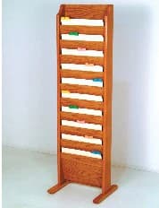 MedOak 10-Pocket Standing Chart Holder - Chart Holder 10-Pocket MedOak - Image 1