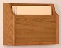 Chart Holder, Deep Pocket, Medium Oak, 15" x 11" x 4.5" - Chart Holder Deep Pckt Med Oak - Image 1