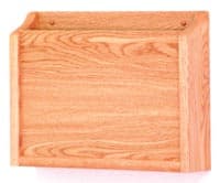 Chart Holder, Private 1-Pocket, Light Oak, 15" x 11" x 3" - Chart Holder Priv 1-Pckt LtOak - Image 1