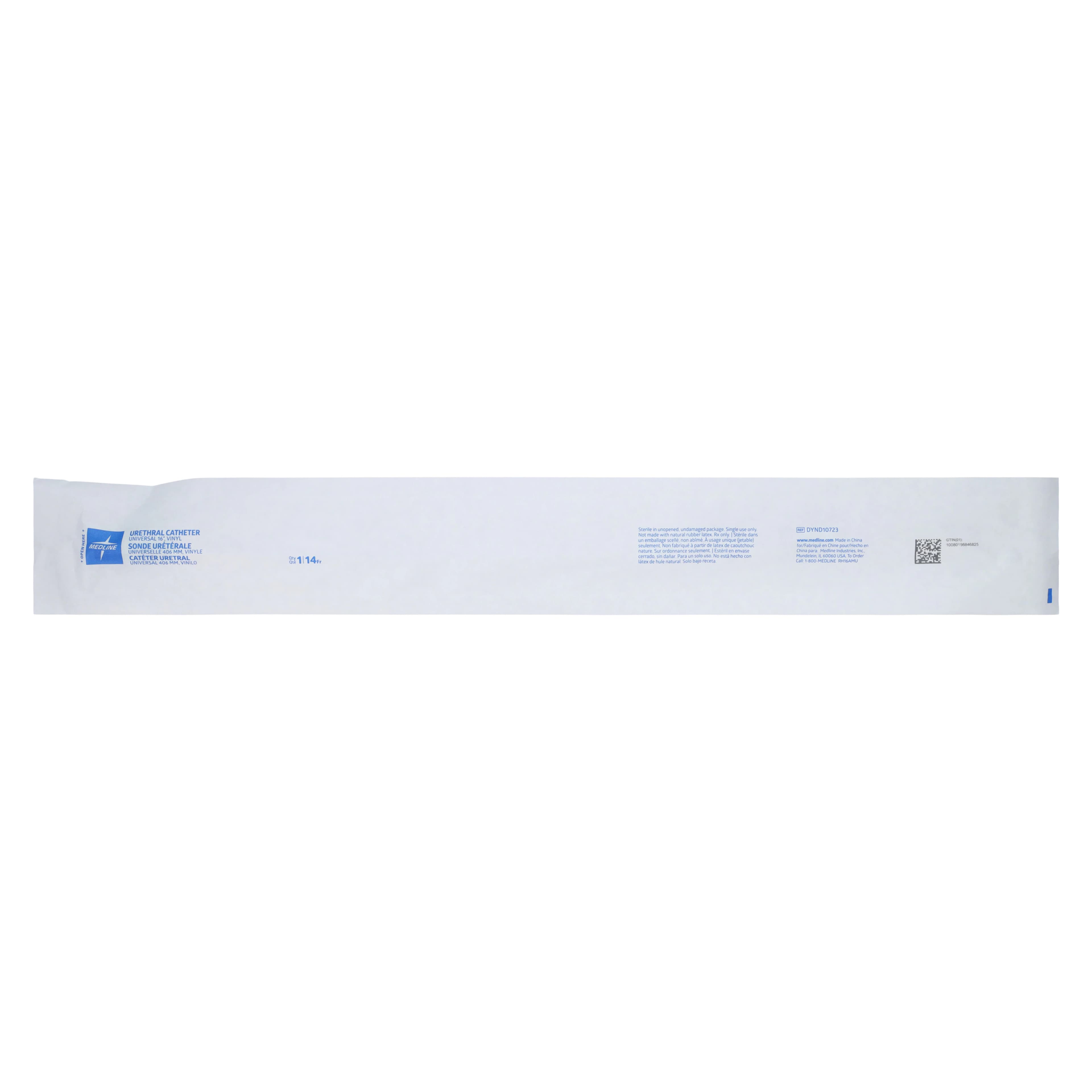 Medline Self-Cath Intermittent Urethral Catheter, Sterile, Vinyl, 14 Fr - Catheter Strl Urethral Vnyl - Image 1