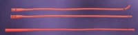 Medline Red Rubber Urethral Catheter, 15 Fr, Intermittent - Catheter Urethral Red Rubber - Image 1