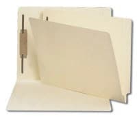 11Pt End Tab Manila Folder, Fastener Position 1, 12.25" x 9.5", 50/Box - 11Pt End Tab Folder Fst Pos 1 - Image 1