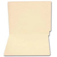 11 Pt End Tab Manila Folder with Fasteners 3 & 5, 50/Box - 11 Pt End Tab Manila Folder - Image 1