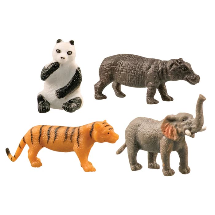 Sherman Specialty 2.5" Stretch Zoo Animals Assorted, 36/Pack - 2.5" Stretch Zoo Animals Asst (36) - Image 1