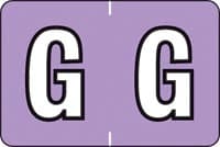Sycom "G" End Tab Labels, 1" x 1.5", 500/Roll - Sycom "G" End Tab Labels - Image 1