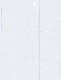 Laser RX Paper Florida, Dentrix Compatible, 8.5 in x 11 in, 1000/Pk - Laser RX Paper Florida - Image 1