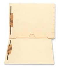 End Tab Pocket Folder with Full Size Pocket, 11 Pt Manila, Letter Size, 50/Box - End Tab Pocket Folder with Full Size Pocket 11 Pt Manila Letter Size Box of 50 - Image 1