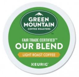 Green Mountain Coffee® Our Blend K-Cup® Pods, Light Roast, 24 Count, GMT6570 - Keurig® K-Cup® Green Mountain Coffee® Our Blend Box of 24 - Image 1