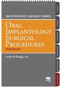 Oral Implantology Surgical Procedures Checklist Book, 92 Pages, Quintessence Publishing - Book Oral Implantology Surgica - Image 1