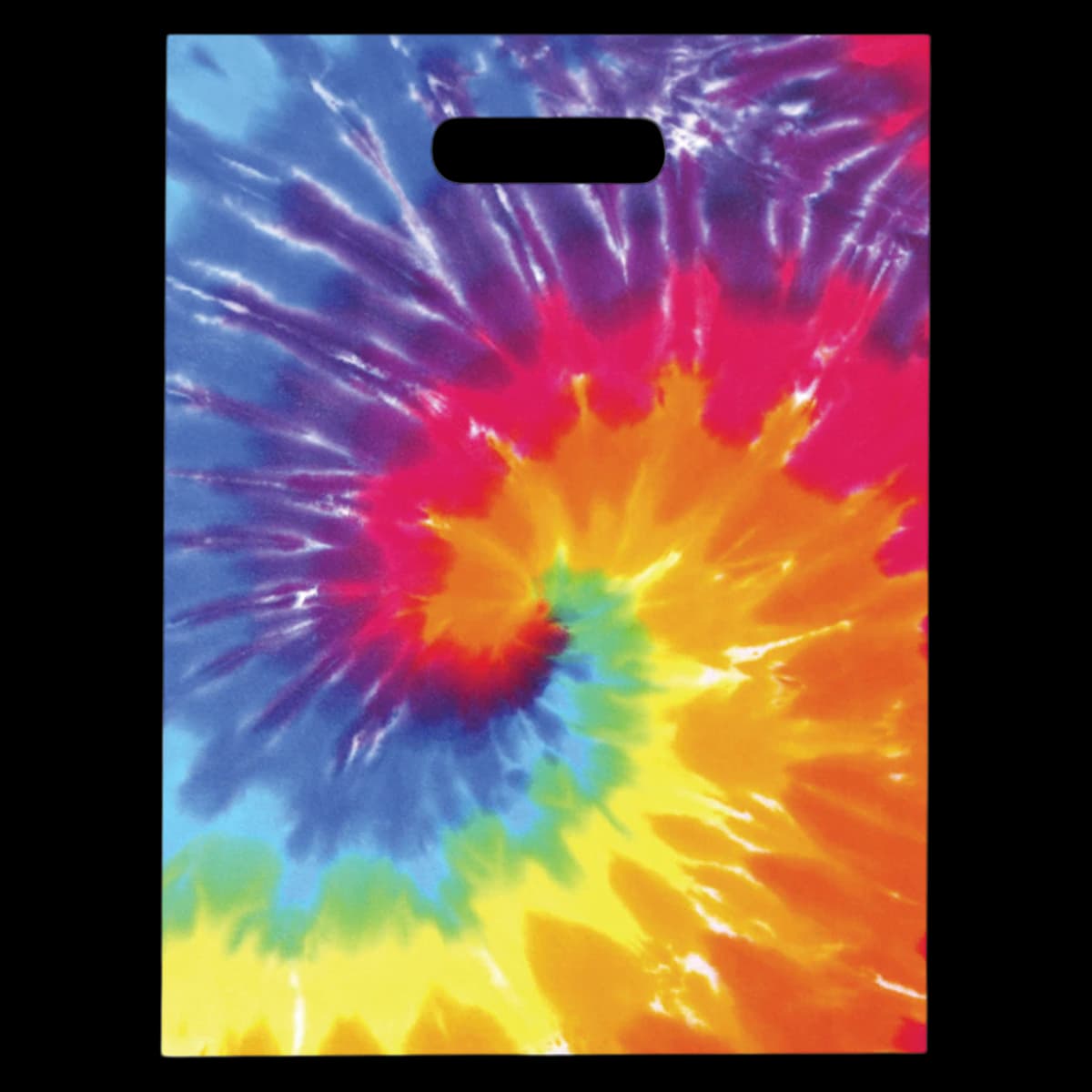 Sherman Specialty Tie-Dye Full Color Patient Bags, 9" x 13", 250/Pack, 99F52 - Tye Dye 4Color Bags Pack of 250 - Image 1