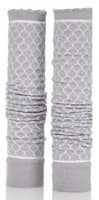 Med Sleeve Trellis Ruffle, Adult Unisex, Grey, One Size, 1/Pair - Med Sleeve Trellis Ruffle - Image 1