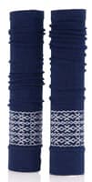 Med Sleeve Fair Isle Navy, Adult Unisex, One Size, Nylon/Spandex, 1/Pair - Med Sleeve Fair Isle Navy - Image 1