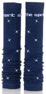 Med Sleeve Solid Bling Compression Sleeve, Adult Unisex, Navy, Nylon/Spandex, Large, 1 Pair - Med Sleeve Solid Bling - Image 1