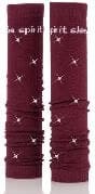 Med Sleeve Solid Bling Compression Sleeve, Adult Unisex, Maroon, Nylon/Spandex, Large, 1 Pair - Med Sleeve Solid Bling - Image 1