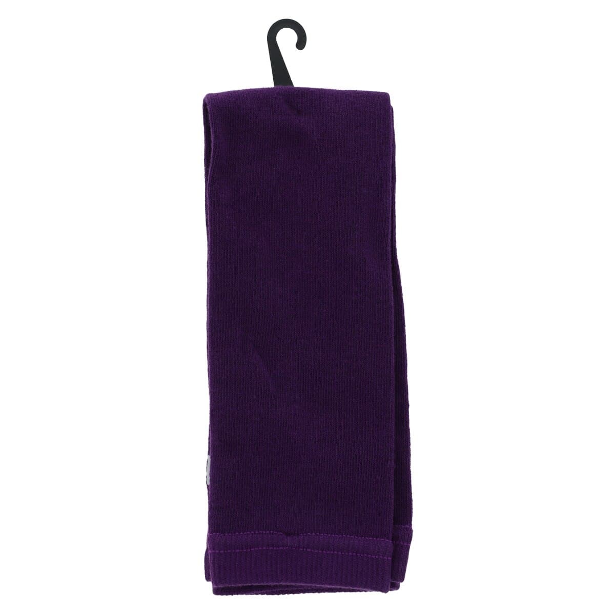 Med Sleeve Solid Purple, Adult Unisex, Nylon/Spandex, One Size, 1 Pair thumbnail 3
