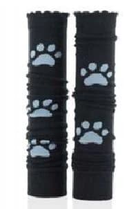Med Sleeve Adult Unisex Compression Sleeve, Black, One Size, 1/Pair - Med Sleeve Blue Paws Black - Image 1