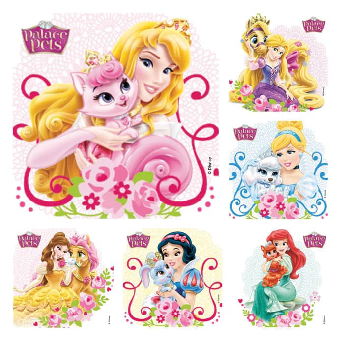 Disney Palace Pets Stickers, Assorted Designs, 2.5" x 2.5", 100/Roll, PS585 - Disney Palace Pet Stickers 100/Roll - Image 1