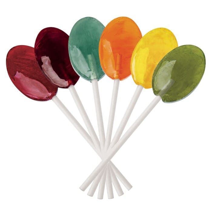 Dr. John's Healthy Sweets Oval Xylitol Lollipops, Assorted Fruit, Sugar Free, 150/Pkg, DJC01 - DJ HS Oval Xly Pop-Fruit (150) - Image 1