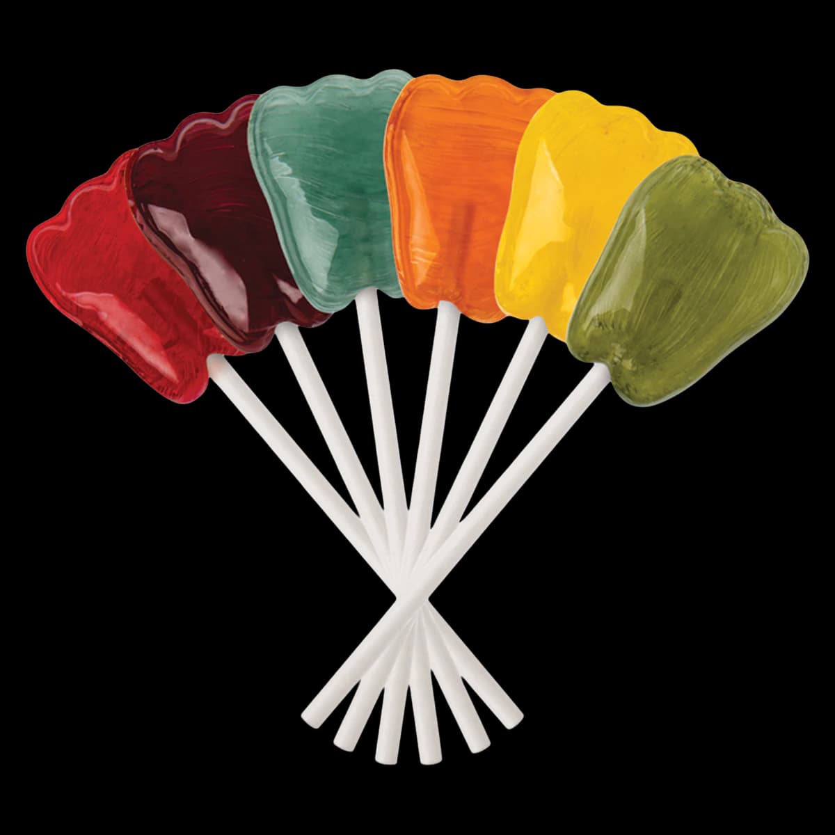 Dr. John's Sugar Free Xylitol & Erythritol Tooth Shaped Lollipops, Assorted Fruit Flavors, 150/Pack, DJC02 - DJ HS Tooth Xyl Pop-Fruit (150) - Image 1