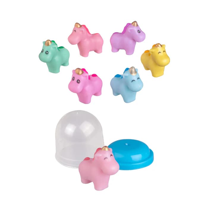Sherman Specialty Lil Unicorn 1" Capsule Refill, Assorted Pastel Colors, 250/Pack, JV526 - Refill Vending Lil Unicorn 1" (250) - Image 1