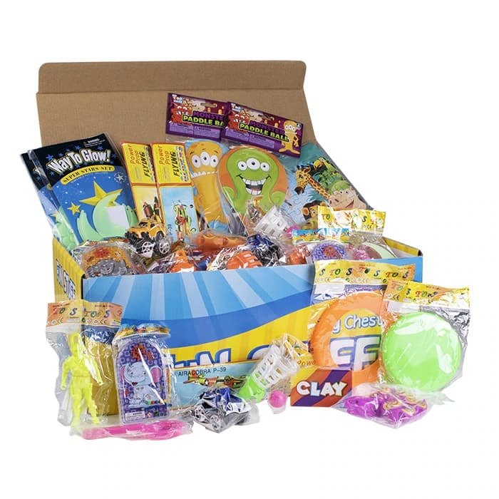 Sherman Specialty Wrapped & Ready Treasure Chest Toy Assortment, 144/Box, TCIW1 - Wrapped and Ready Treasure Chest Pack of 144 - Image 1