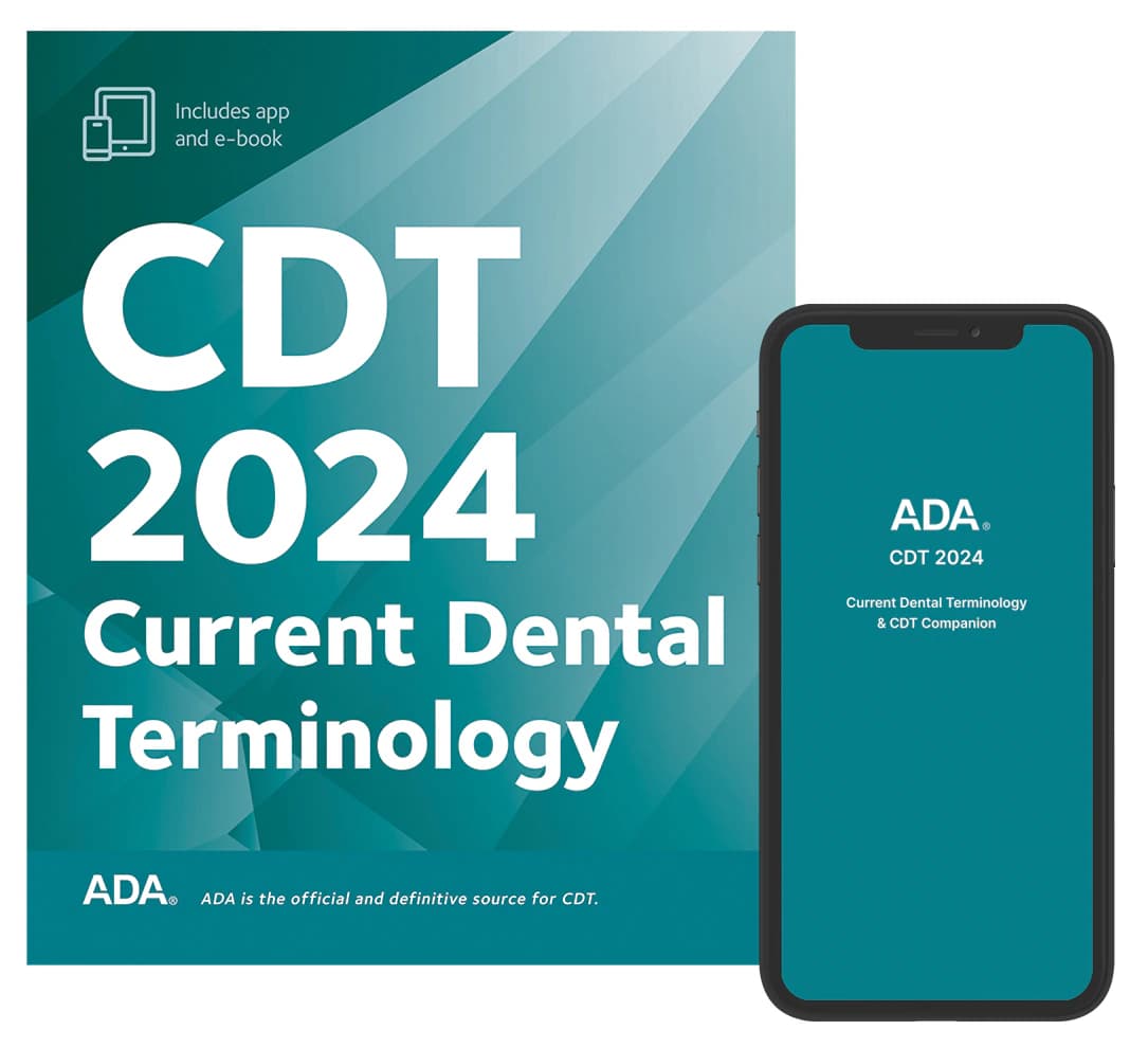 CDT 2024 Coding Book: Current Dental Terminology, Spiral-Bound Book & eBook with Mobile App, J024BTi - CDT 2024 Coding Book - Image 1