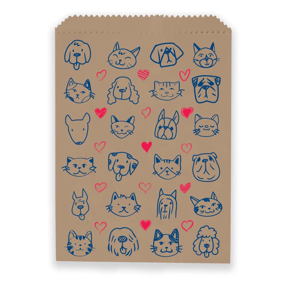 Sherman Specialty Love Your Smile Brown Paper Patient Bag, 7.5" x 10", 100/Pack, S8663 thumbnail 3