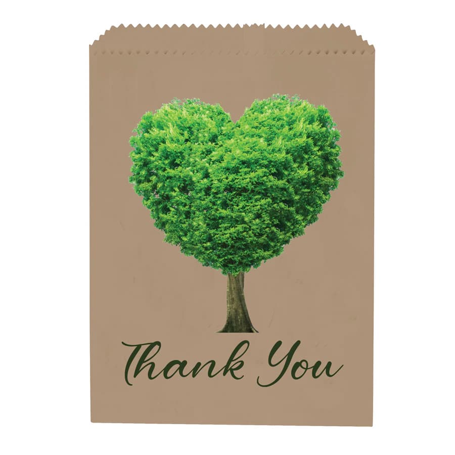 Sherman Specialty Love Your Smile Brown Paper Patient Bag, 7.5" x 10", 100/Pack, S8663 thumbnail 5