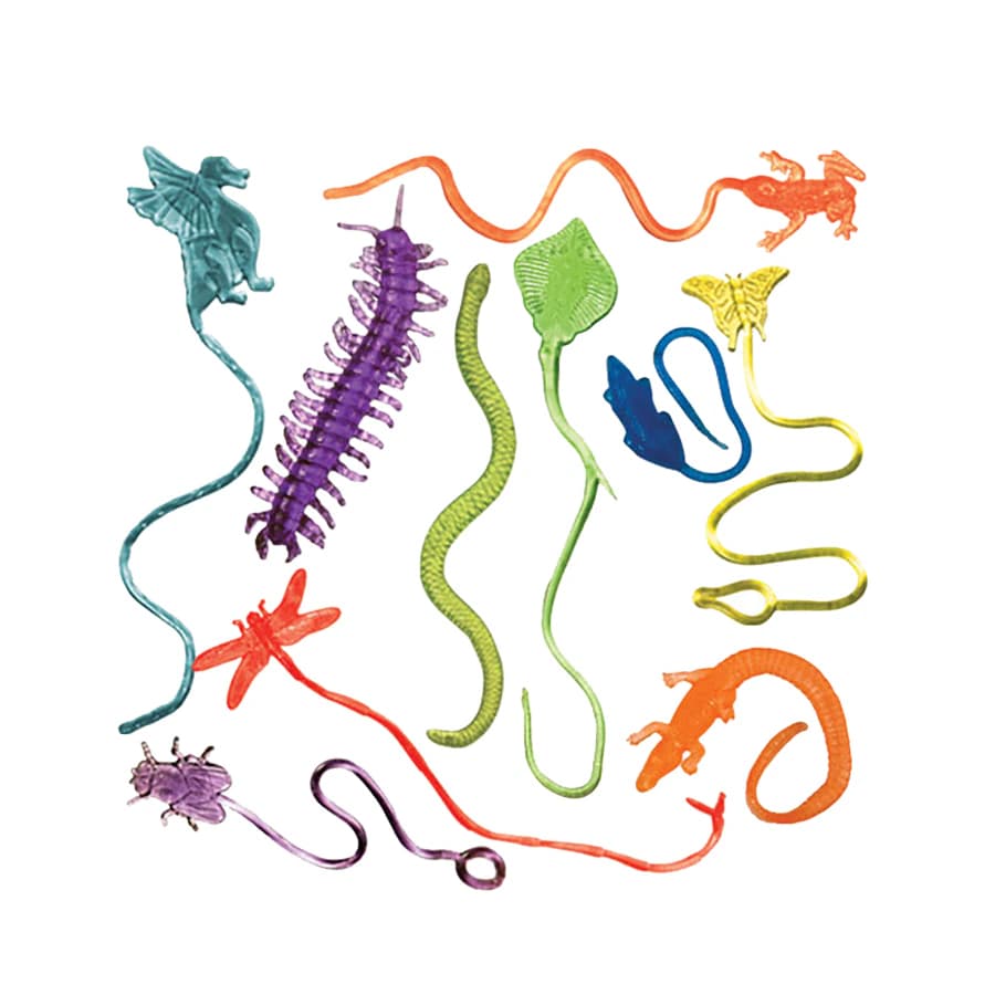 Sticky Critters in Capsules, Assorted 10 Designs, 250/Pkg, JV597 - Sticky Critters in Capsules Pack of 250 - Image 1
