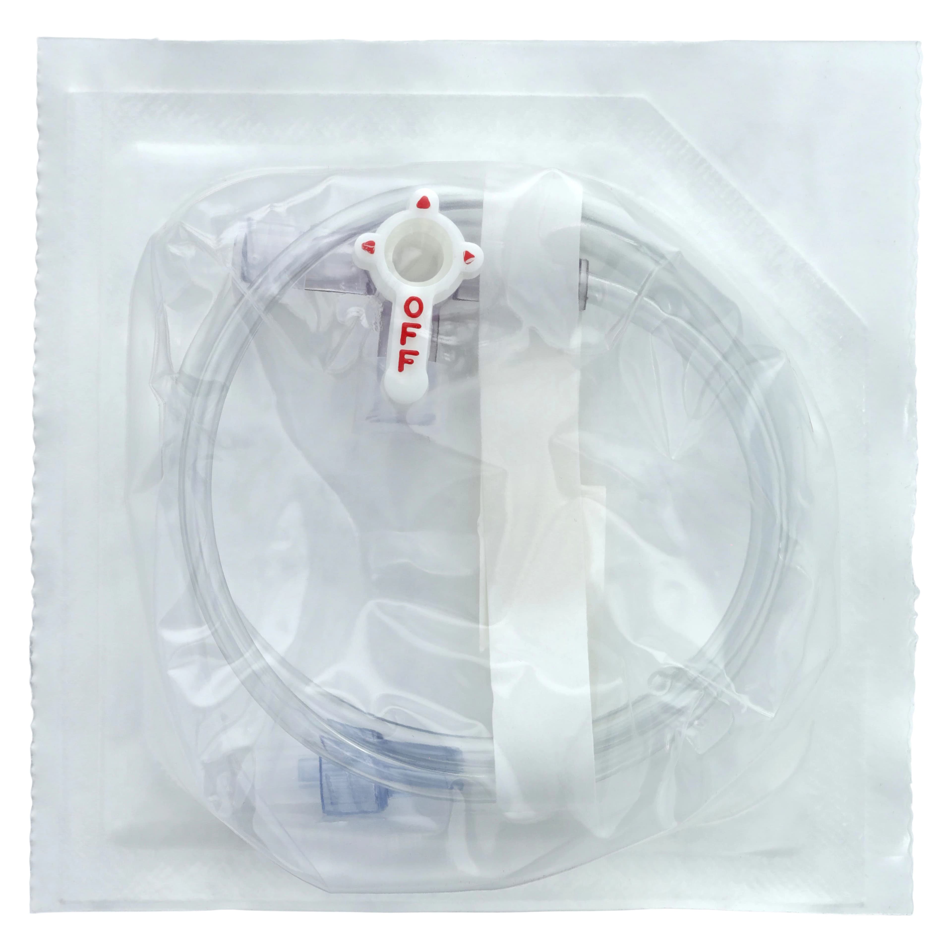 ICU Medical Medex 4-Way Stopcock, 22" Male Luer Lock Adapter, Sterile, Non-DEHP, Latex-Free, 50/Case thumbnail 2