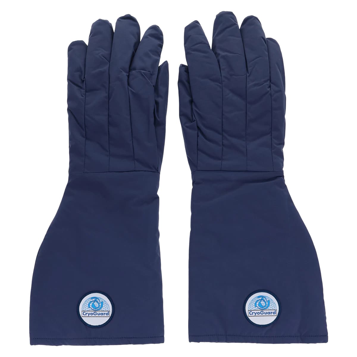American Biotech Supply Nylon Cryogenic Gloves, Large, Elbow Length, Blue, 1 Pair - Cryogenic Gloves Elbow - Image 1